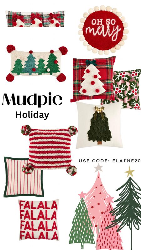 Mudpie is a great place to get fabulous and unique holiday pillows! 

#LTKHoliday #LTKhome #LTKSeasonal