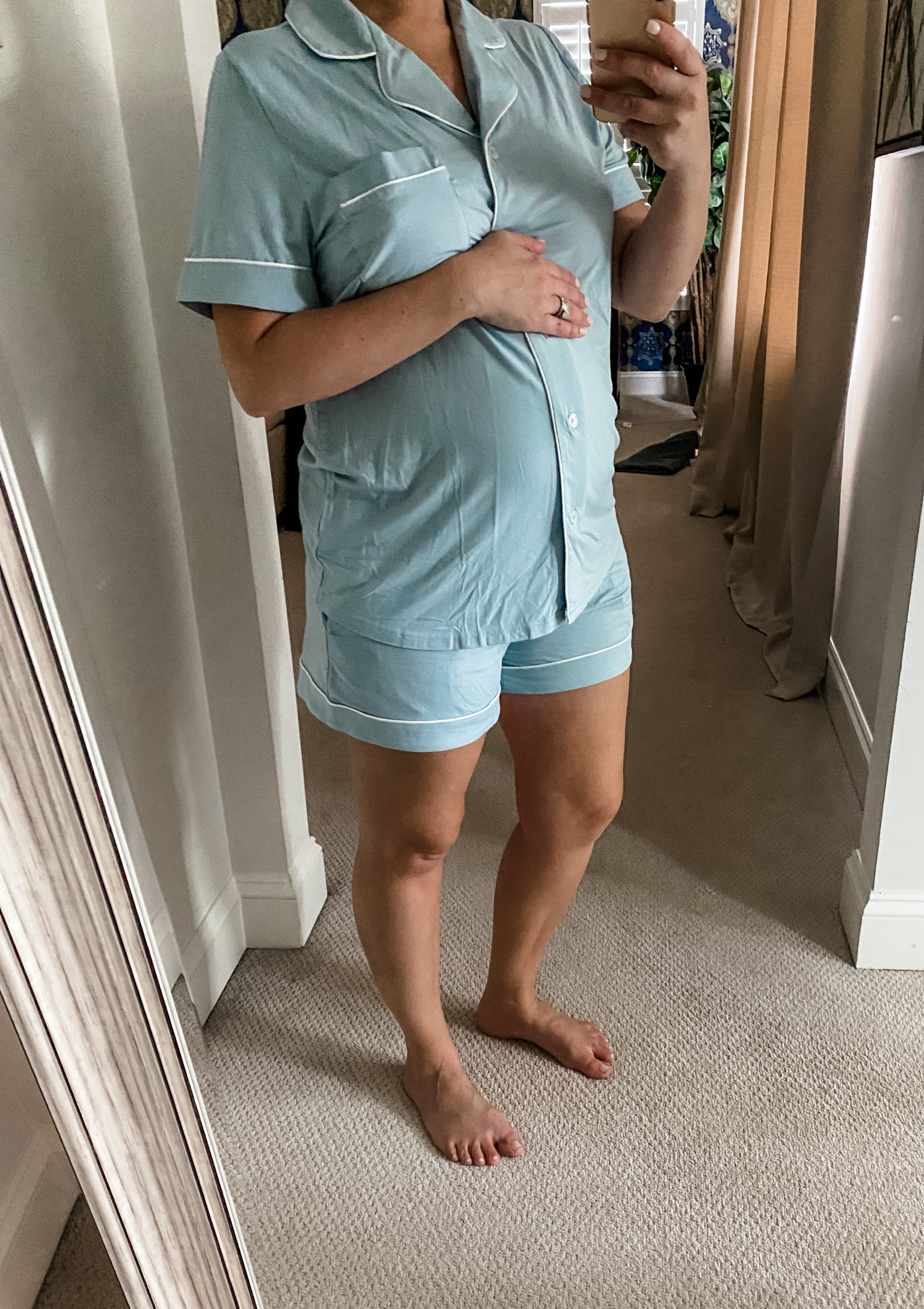 Maternity pajama short set

#LTKbump #LTKbaby