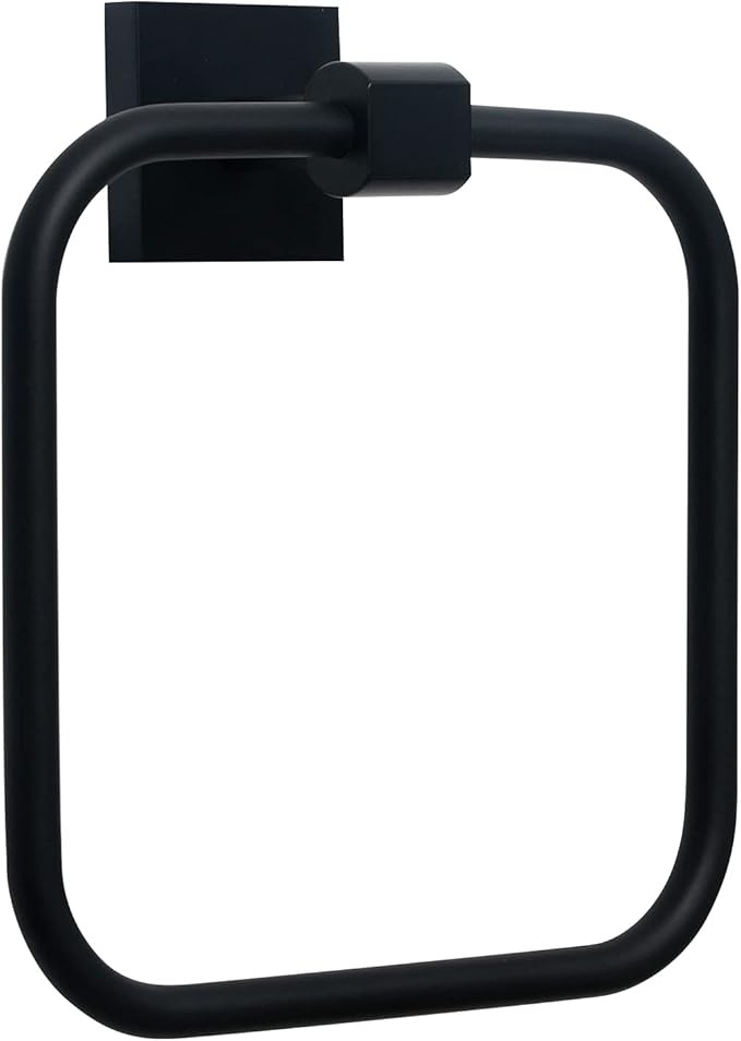 HouseAid Square Hand Towel Ring for Bathroom Stainless Steel Towel Holder Modern Hand Towel Hange... | Amazon (US)