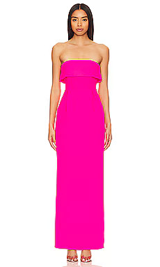 Lovers and Friends Serena Gown in Electric Pink from Revolve.com | Revolve Clothing (Global)