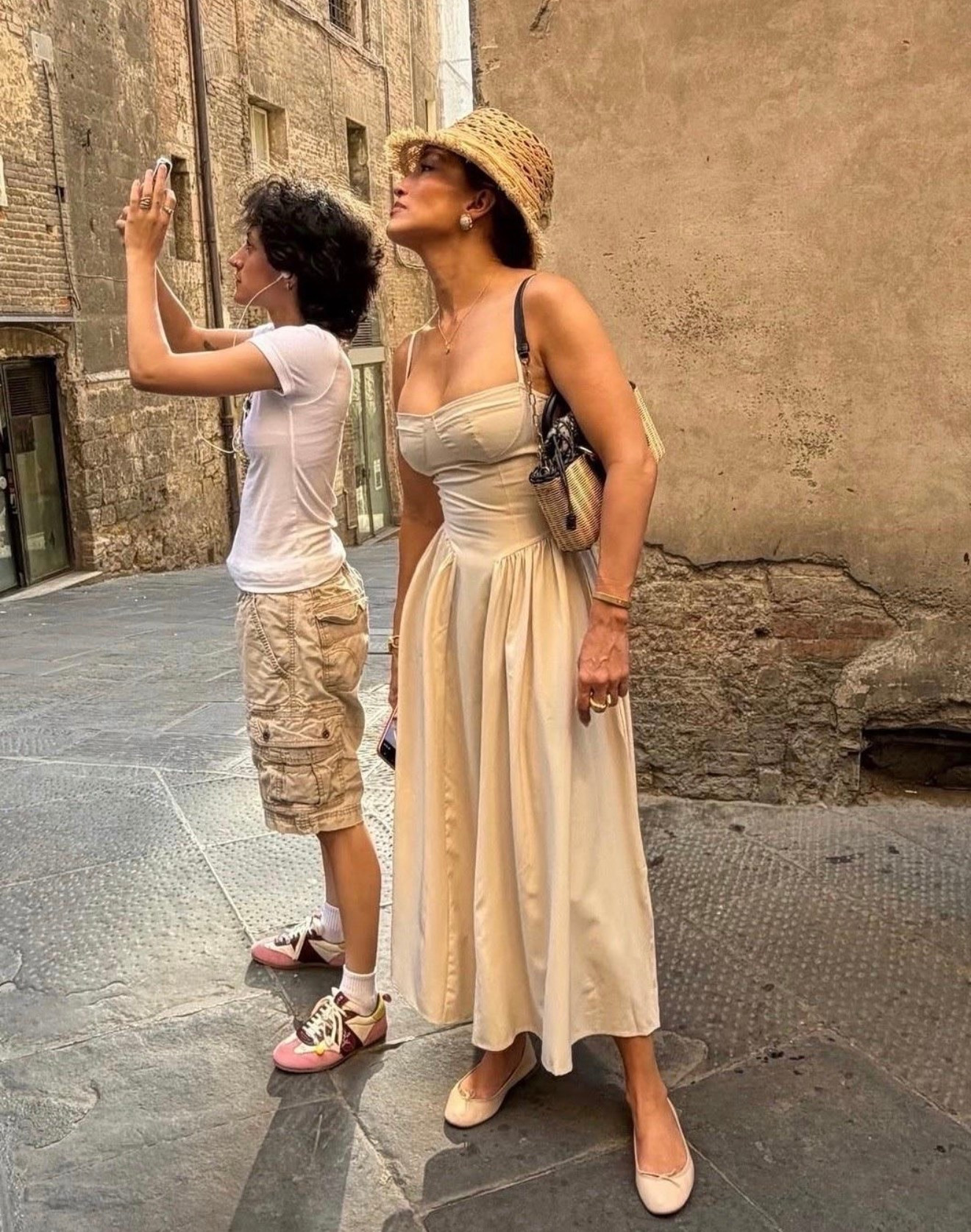 Shop Jennifer Lopez perfect fall linen dress