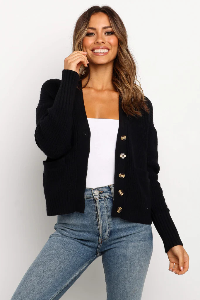 Mahana Cardigan - Black | Petal & Pup (US)