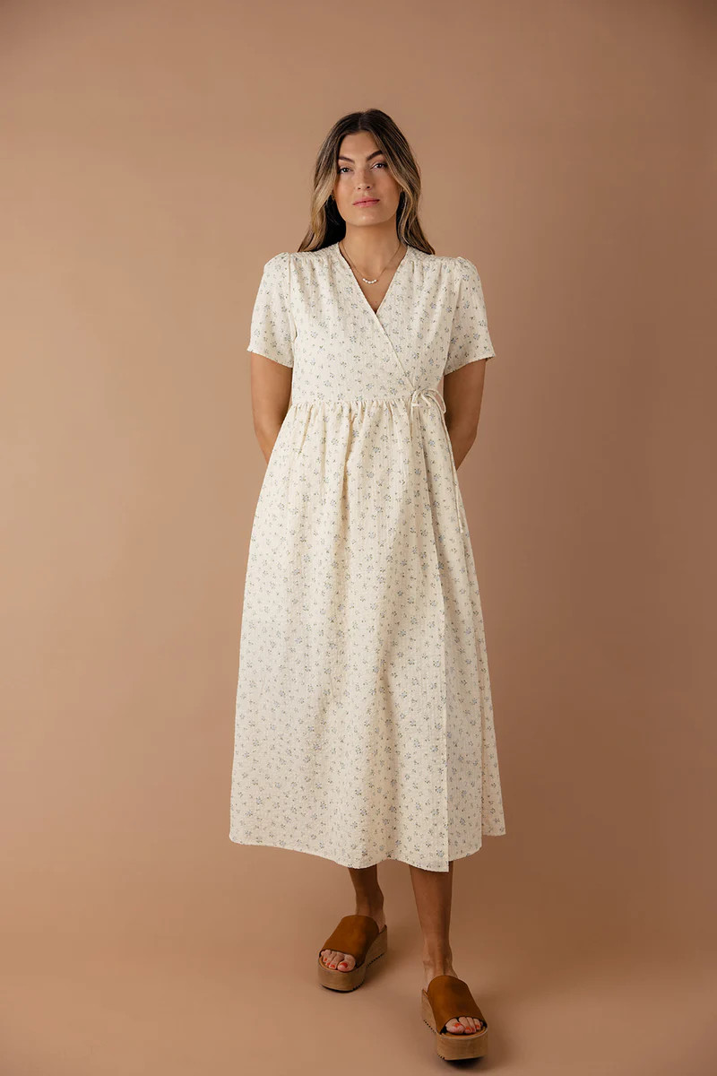 Days of Wild Floral Wrap Maxi | Roolee