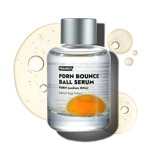 FRANKLY PDRN Bounce Ball Serum – PDRN Salmon DNA Serum for Plumping, Firming & Glass Skin | Glowing skin Booster | Lightweight, Non-Sticky Korean Skincare | 1.01 fl oz | Amazon (US)