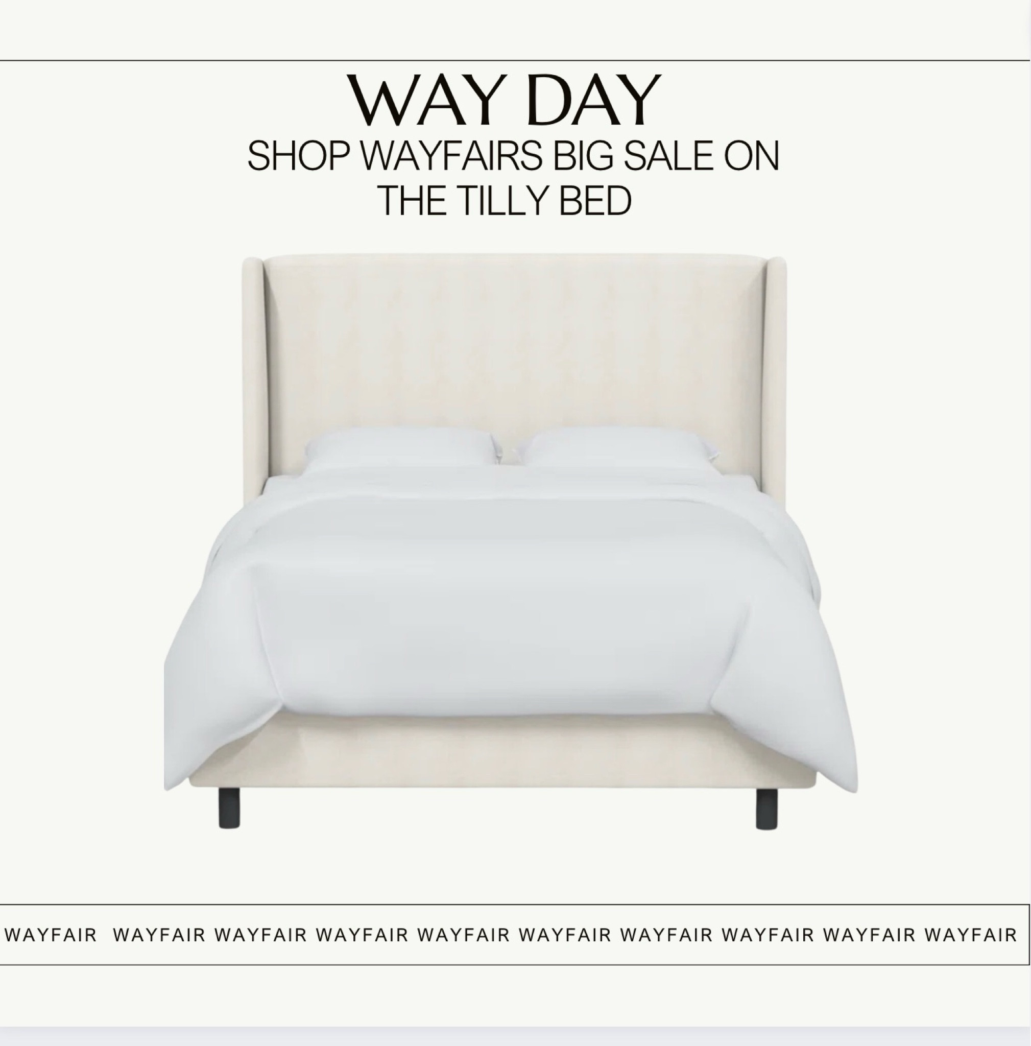 The Tilly Upholstered bed.
Modern Bed
Upholstered Bed 
Wayfair Bedroom 

#LTKhome #LTKstyletip