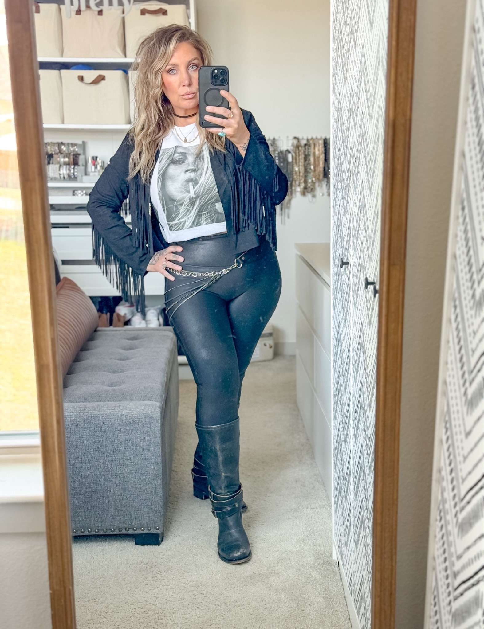 Spanx is having a major sale!!! My favorite faux leather Spanx are 50% OFF right now, making them under $50! 

#LTKFindsUnder50 #LTKOver40 #LTKSaleAlert