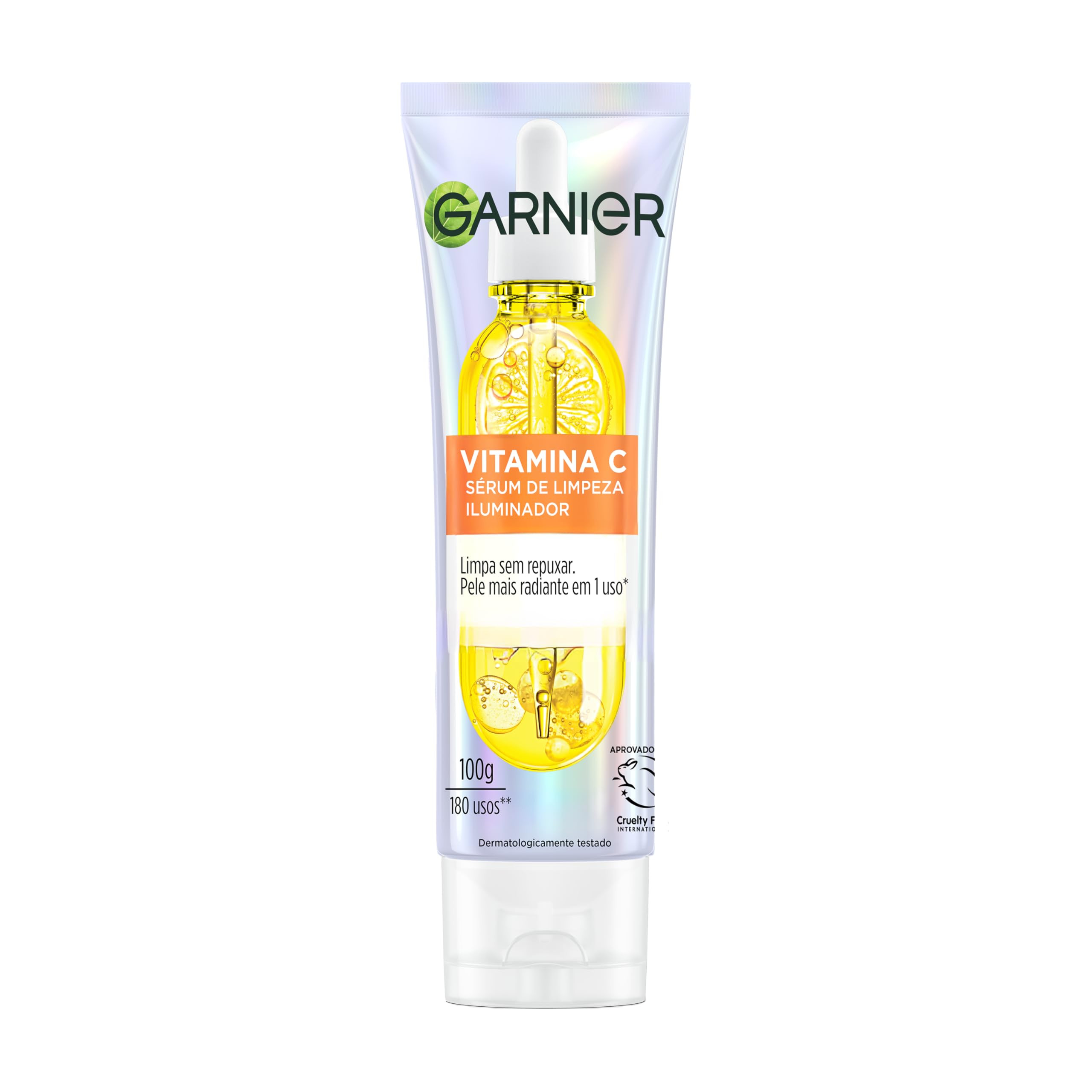 Garnier Sérum de Limpeza Facial Iluminador com Vitamina C, Cuida, Limpa, Demaquila, Uniformiza e... | Amazon (BR)