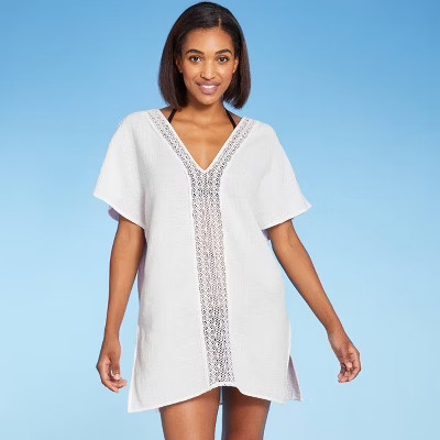 Women's Crochet Insert Cover Up Dress - Kona Sol™ | Target