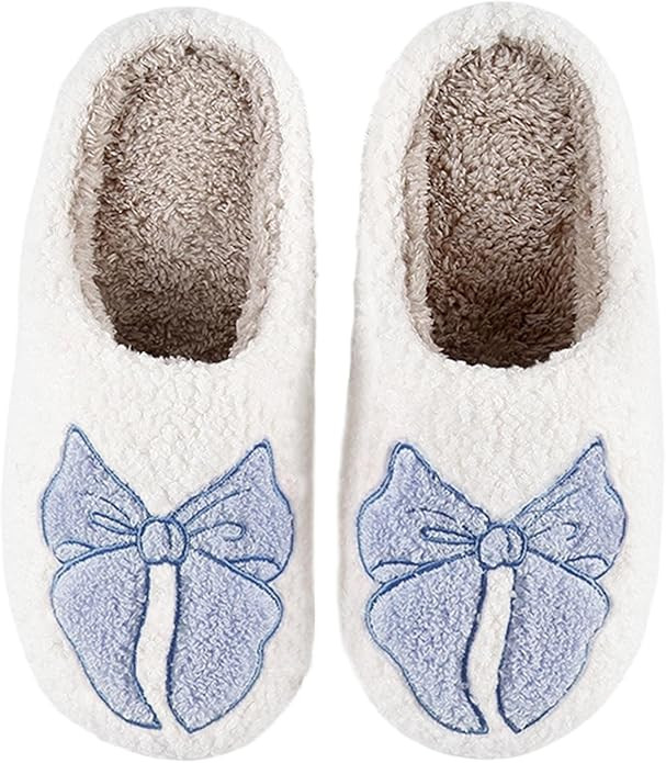 HIPINISS Womens Mens Slippers Retro Memory Foam Cute Cartoon Plush Fluffy Warm Fur Lined slippers... | Amazon (US)