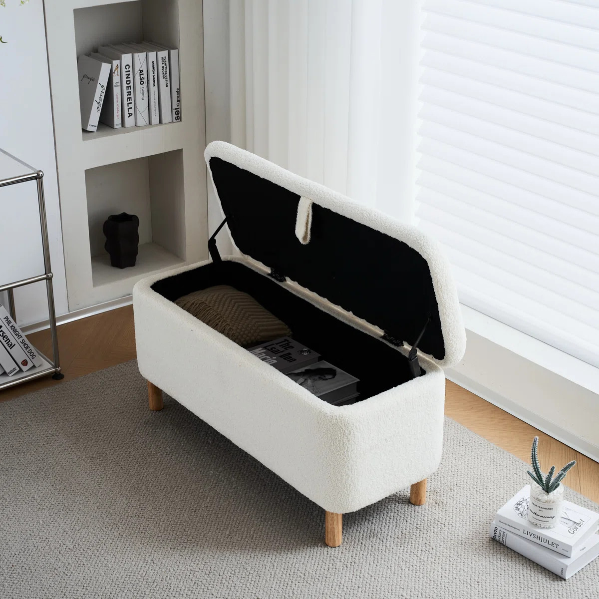 Dayvian 39.3" Storage Ottoman Bench for End of Bed | Wayfair North America