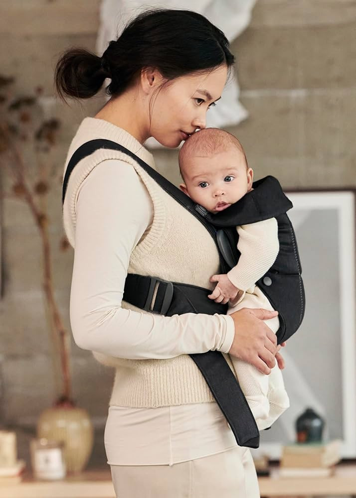 BabyBjörn Baby Carrier Mini, Black, Woven | Newborn Carrier (7-25 lbs), Ergonomic, Easy-to-Use | Amazon (US)