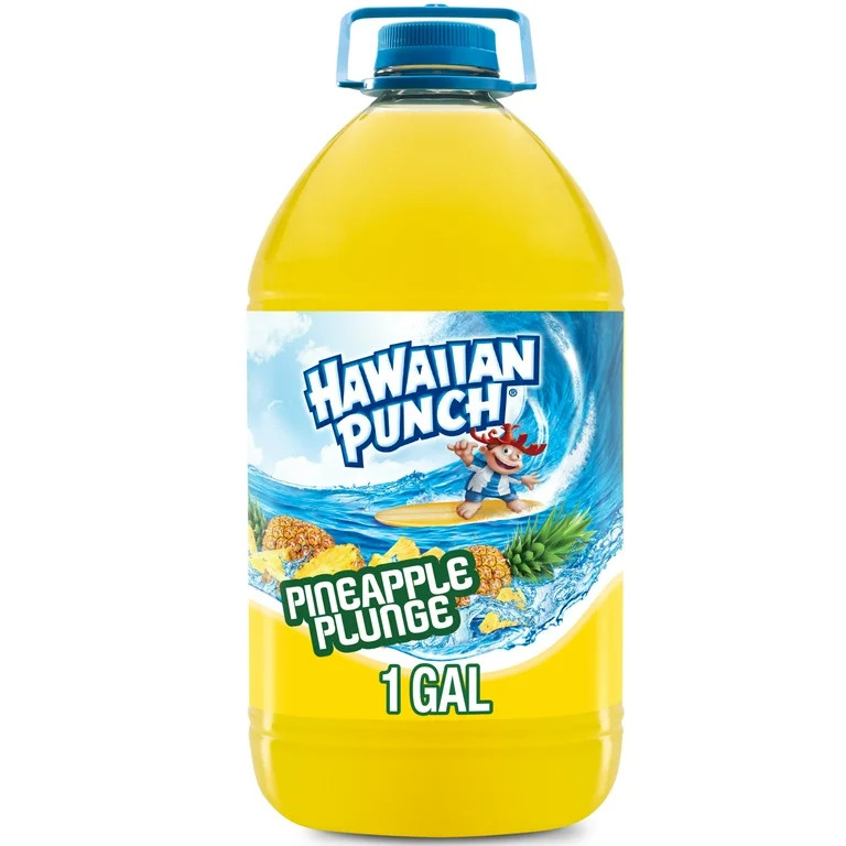 Hawaiian Punch Pineapple Plunge Juice Drink, 1 Gal, Bottle | Walmart (US)