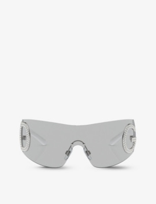 DG2298B oval-frame acetate sunglasses | Selfridges