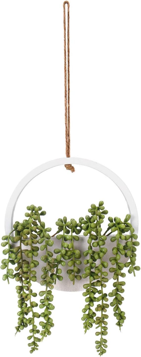 Hanging Plant Artificial Hanging Plants - Artificial Succulents Hanging Plants for Home Wall Deco... | Amazon (US)