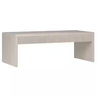 Meyer&Cross Lawrence 47.5 in. Alder White Rectangle MDF Top Coffee Table CT2057 - The Home Depot | The Home Depot