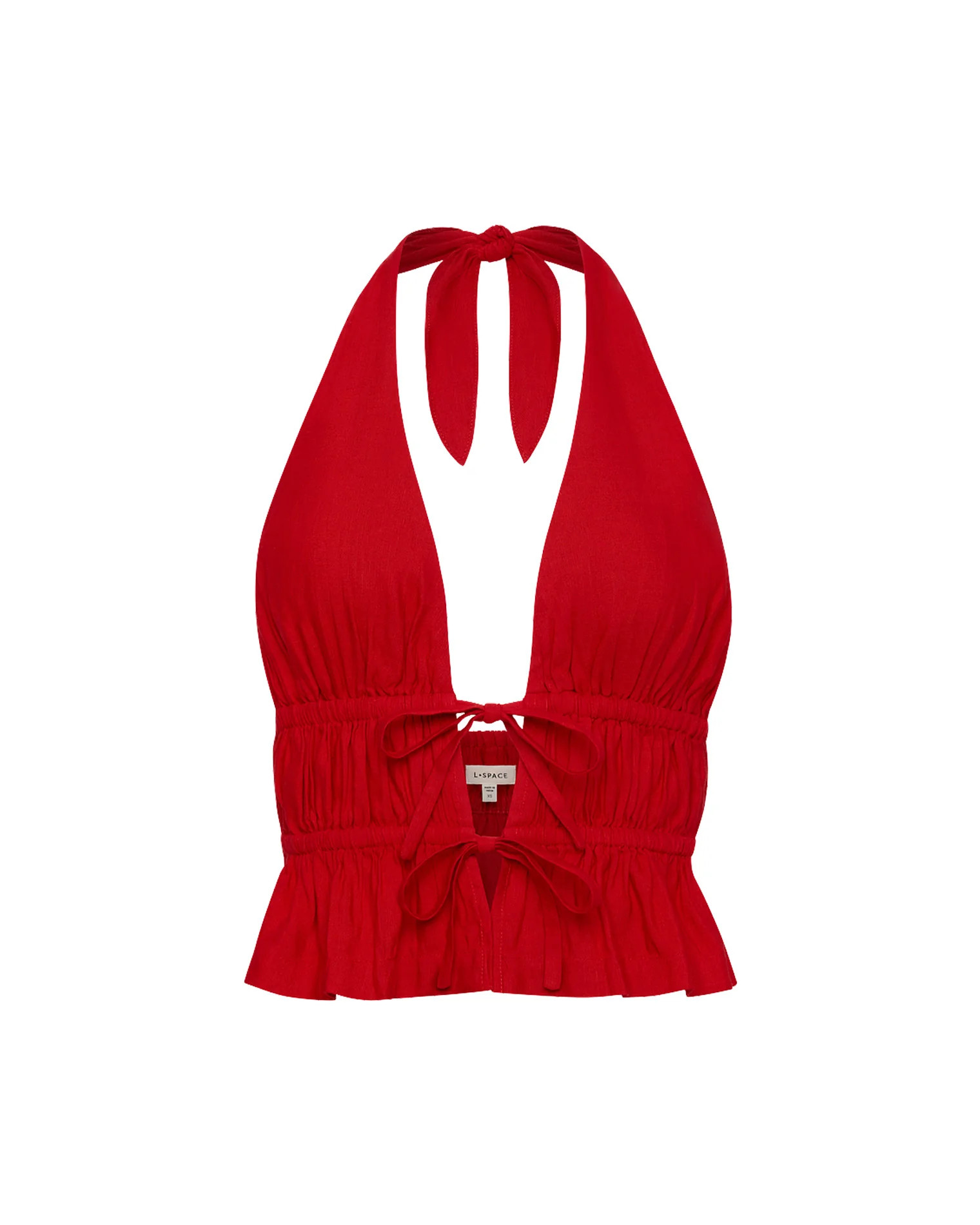 x The Salty Blonde August Top - Flame | L*Space