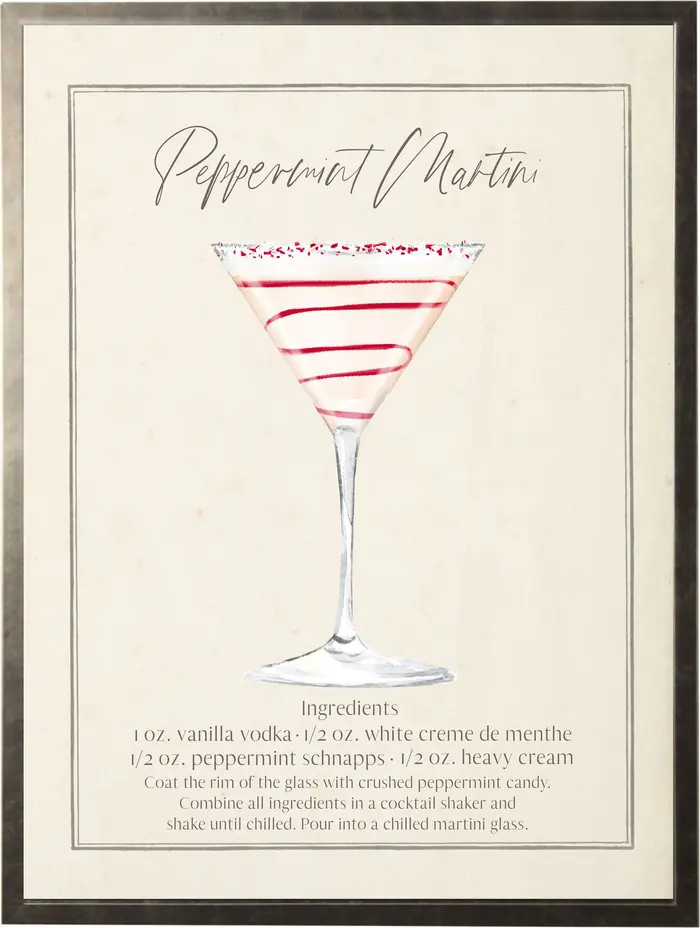 Antique Curiosities Watercolor Peppermint Martini Cocktail and Recipe | Nordstrom | Nordstrom