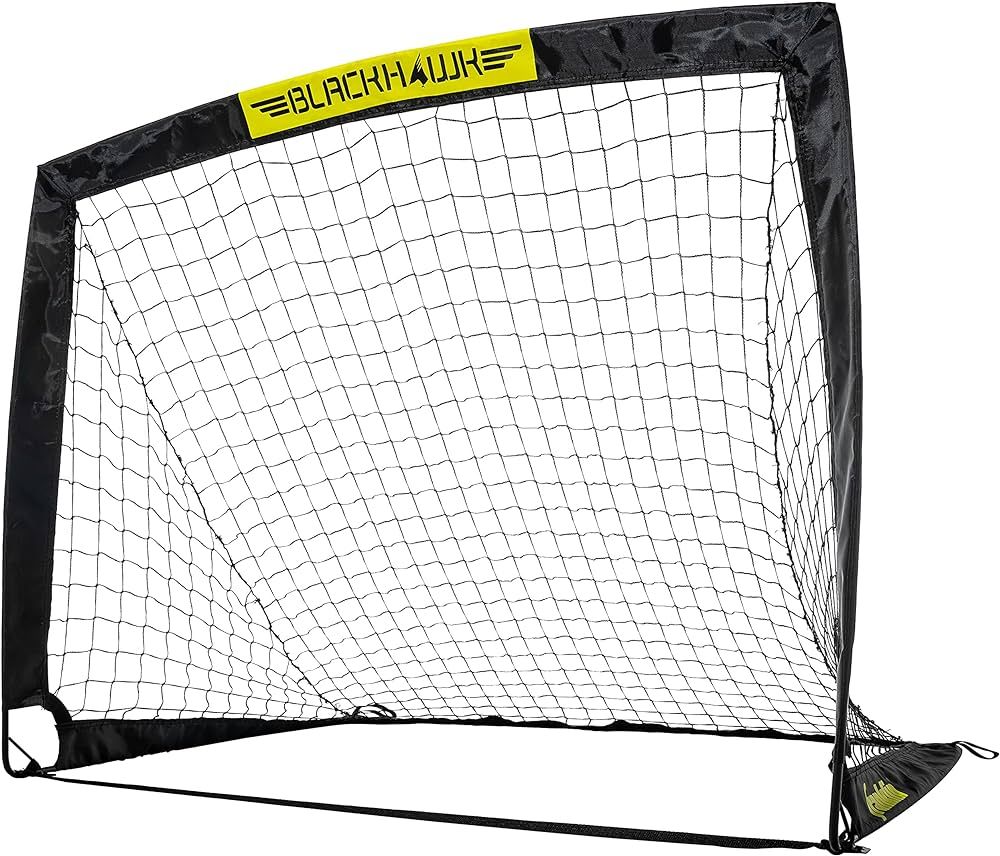 Franklin Sports Blackhawk Soccer Goal - Pop Up Backyard Soccer Nets - Foldable Indoor + Outdoor S... | Amazon (US)