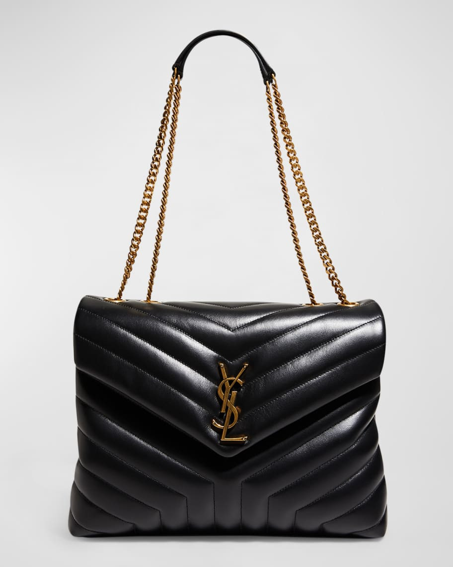 Saint Laurent Loulou Medium YSL Shoulder Bag in Quilted Leather | Neiman Marcus