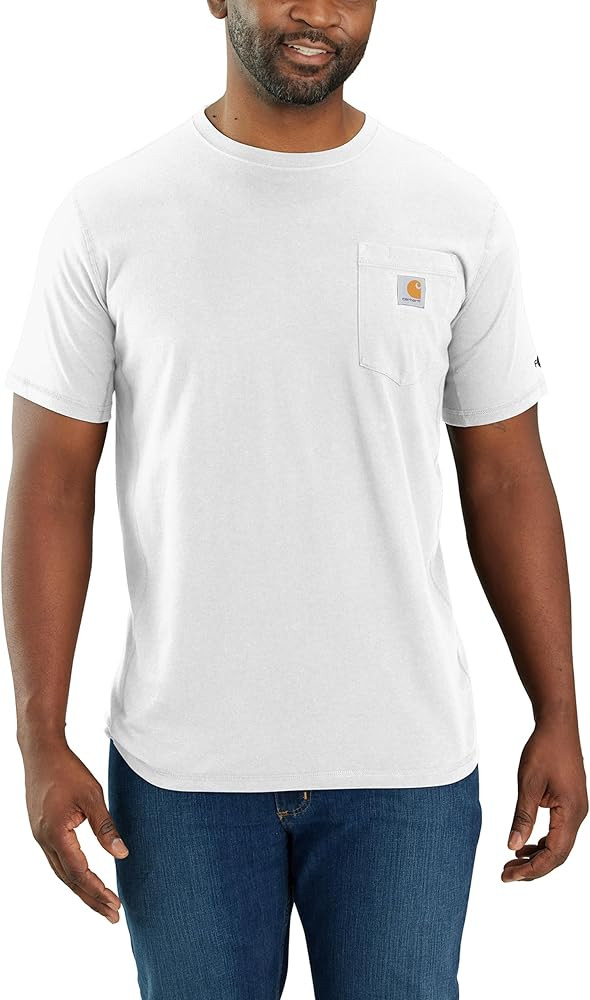 Carhartt Men's Force Relaxed Fit Midweight Short-Sleeve Pocket T-Shirt | Amazon (US)