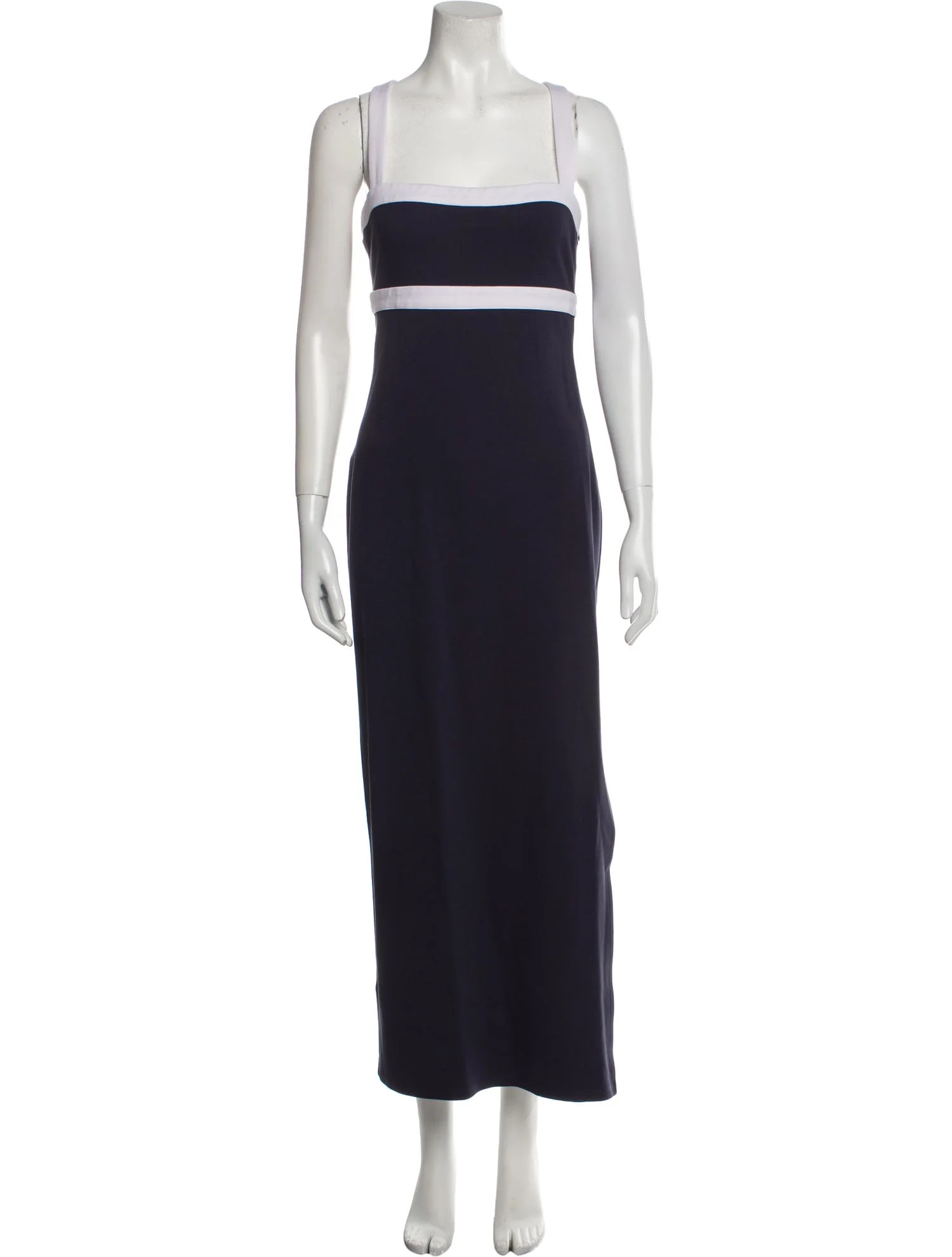 Square Neckline Long Dress | The RealReal