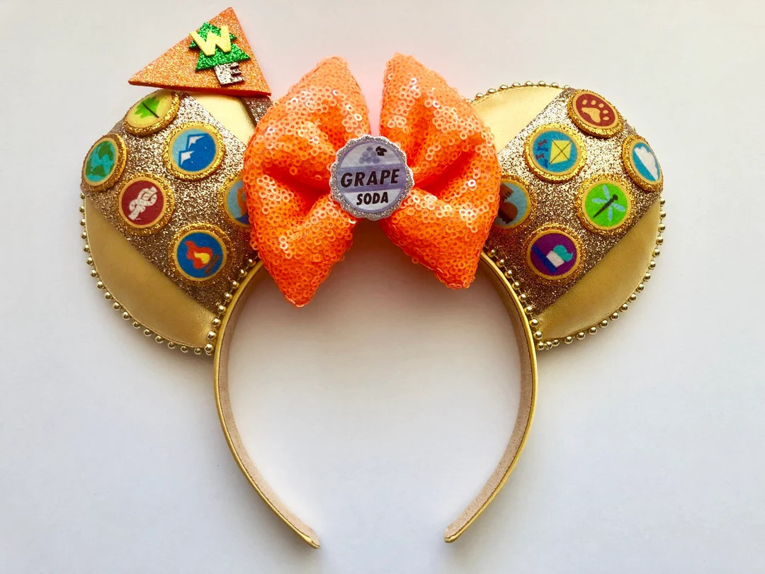 Up Russell Inspired Mouse Ears Mickey Ears Headband| Ships in 10-12 Business Days - Etsy | Etsy (US)