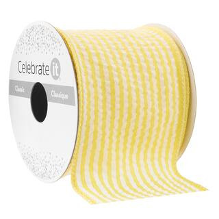 2.5" x 3yd. Wired Seersucker Ribbon by Celebrate It™ Classic | Michaels Stores