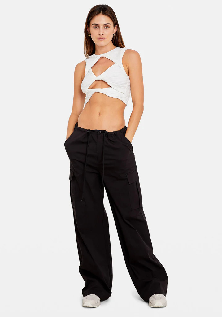 CARGO PANT BLACK | Tuchuzy