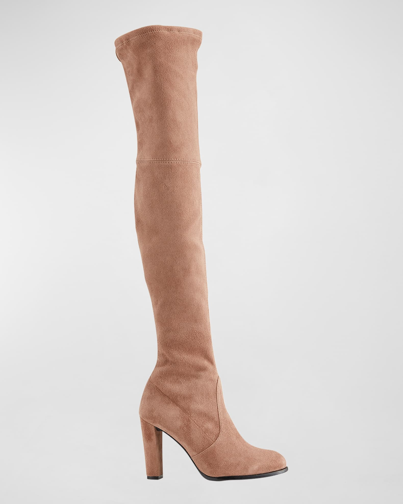 Stuart Weitzman Highland Suede Over-the-Knee Boots | Neiman Marcus