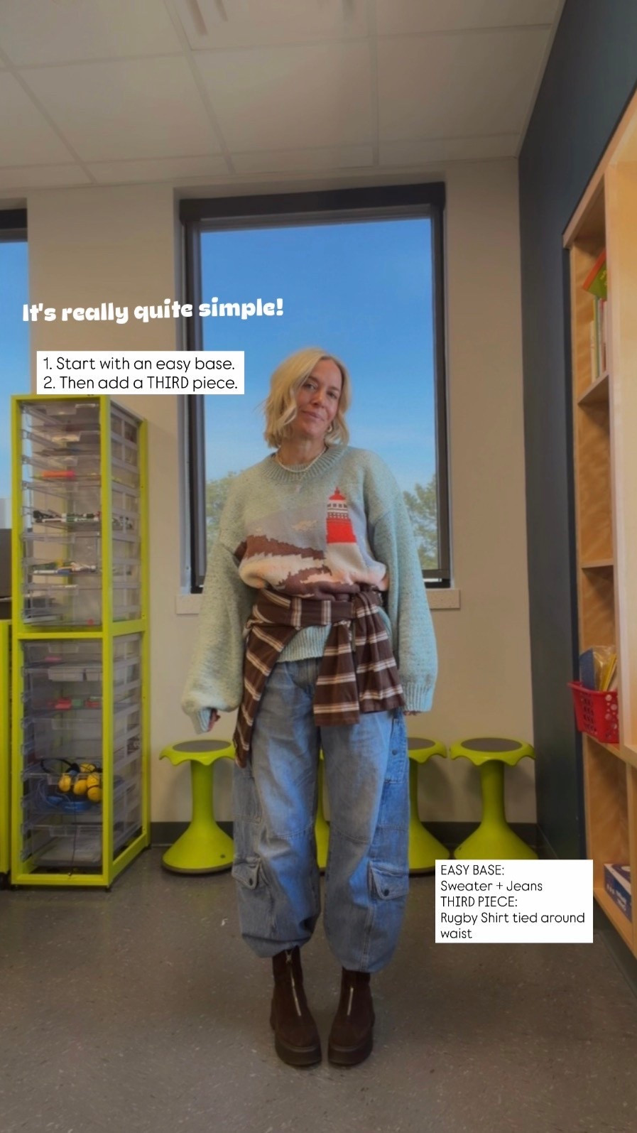 Sweater + Jeans + Polo

#LTKSeasonal #LTKootd #LTKOver40