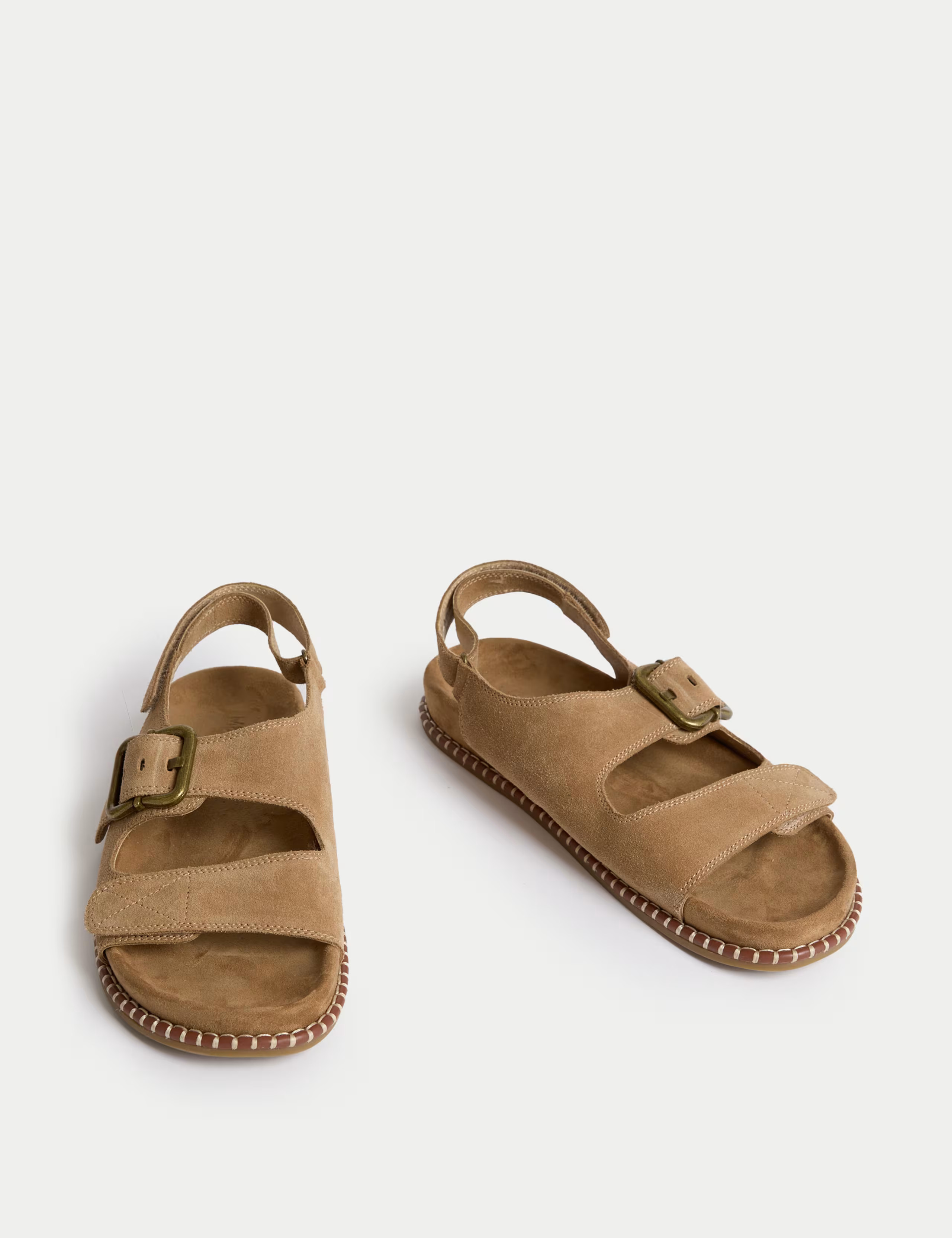 Suede Buckle Footbed Sandals | Marks & Spencer (UK)