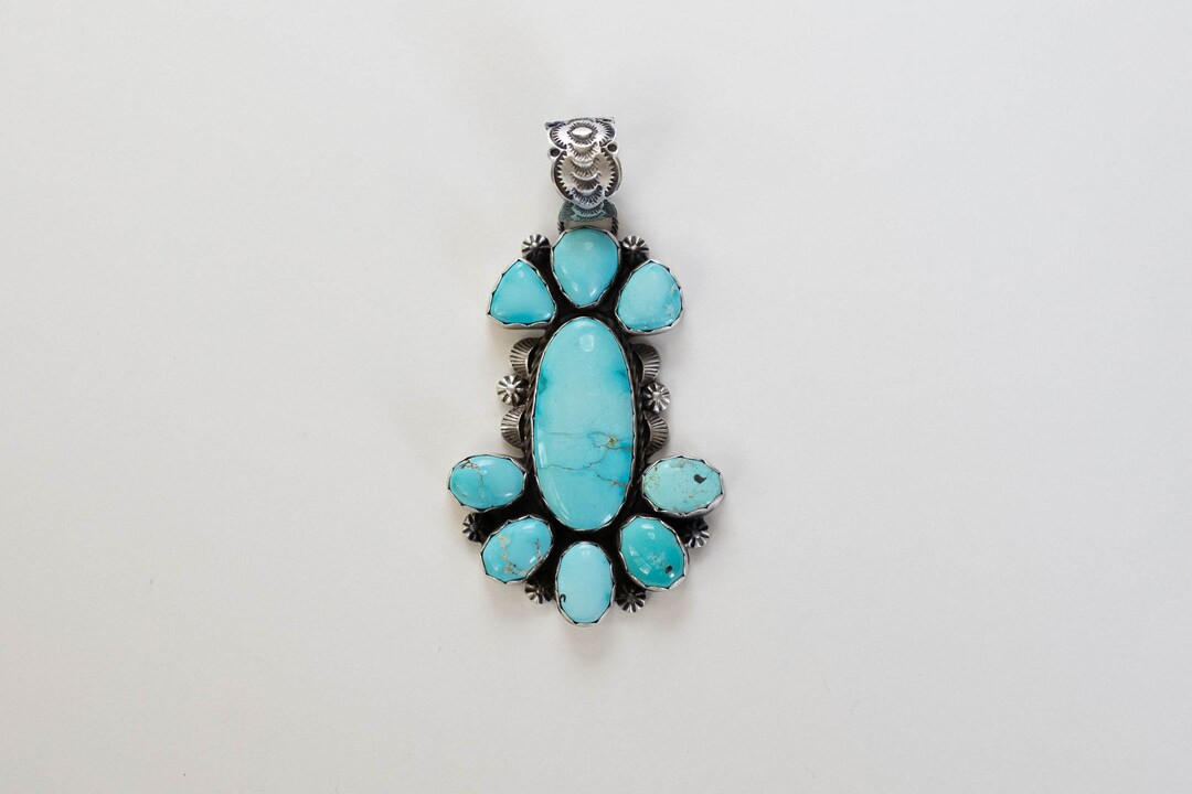 Turquoise pendant | Etsy (US)