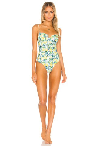 Lovers + Friends Fauna One Piece in Limoncello from Revolve.com | Revolve Clothing (Global)