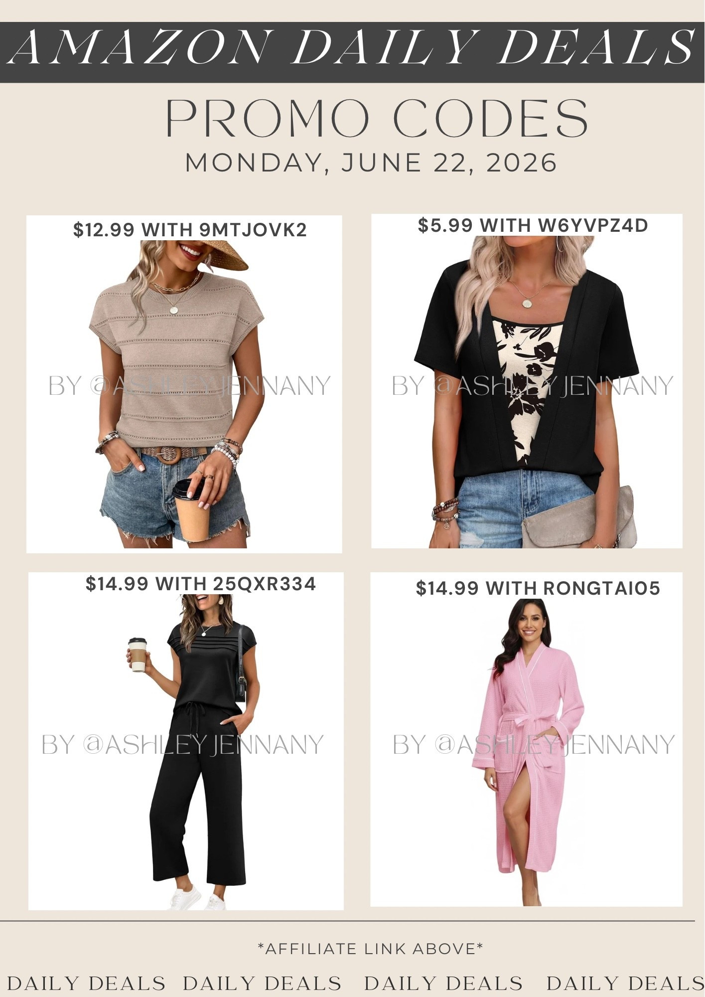 Amazon deals

#LTKSaleAlert #LTKMidsize #LTKootd