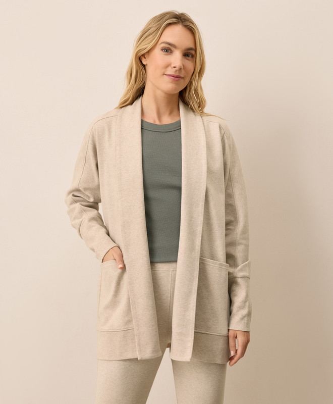 Women’s Airplane Wrap Cardigan made with Organic Cotton | Pact | Pact Apparel