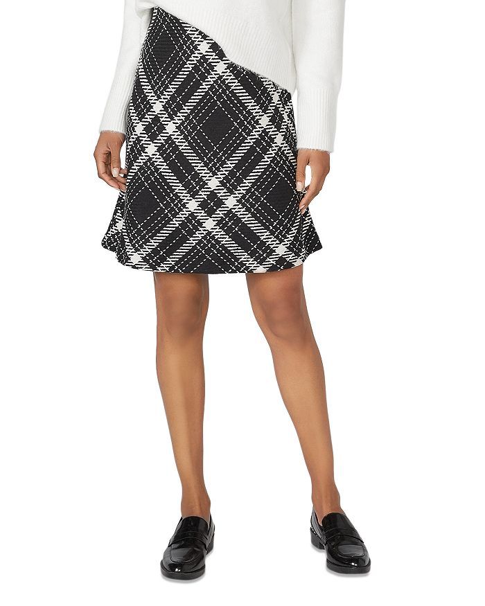 Stitched Plaid Skirt | Bloomingdale's (US)