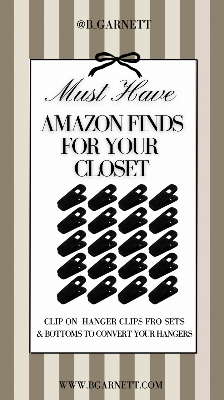 Convert your hangers into pant & set hangers for under $10

Hanger clips | closest solutions | hangers

#LTKgrwm #LTKdayinmylife #LTKHome