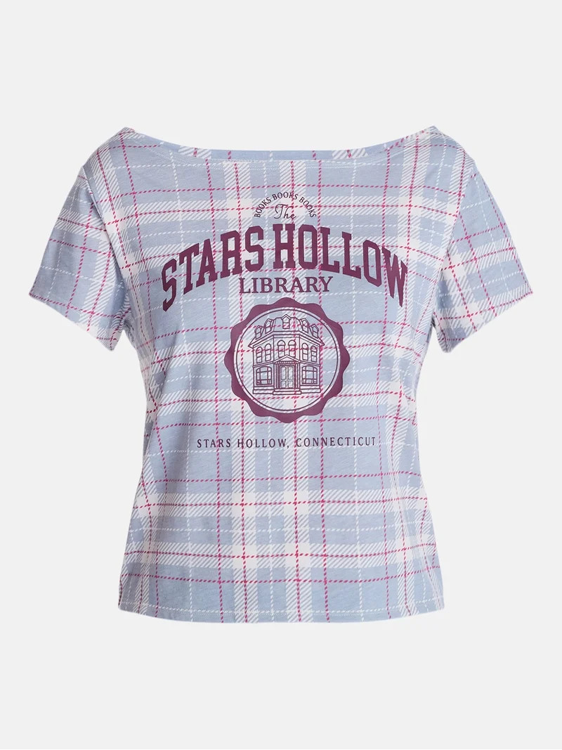 Gilmore Girls Women's Off the Shoulder Skimmer Tee, Sizes XXS-XXL | Walmart (US)