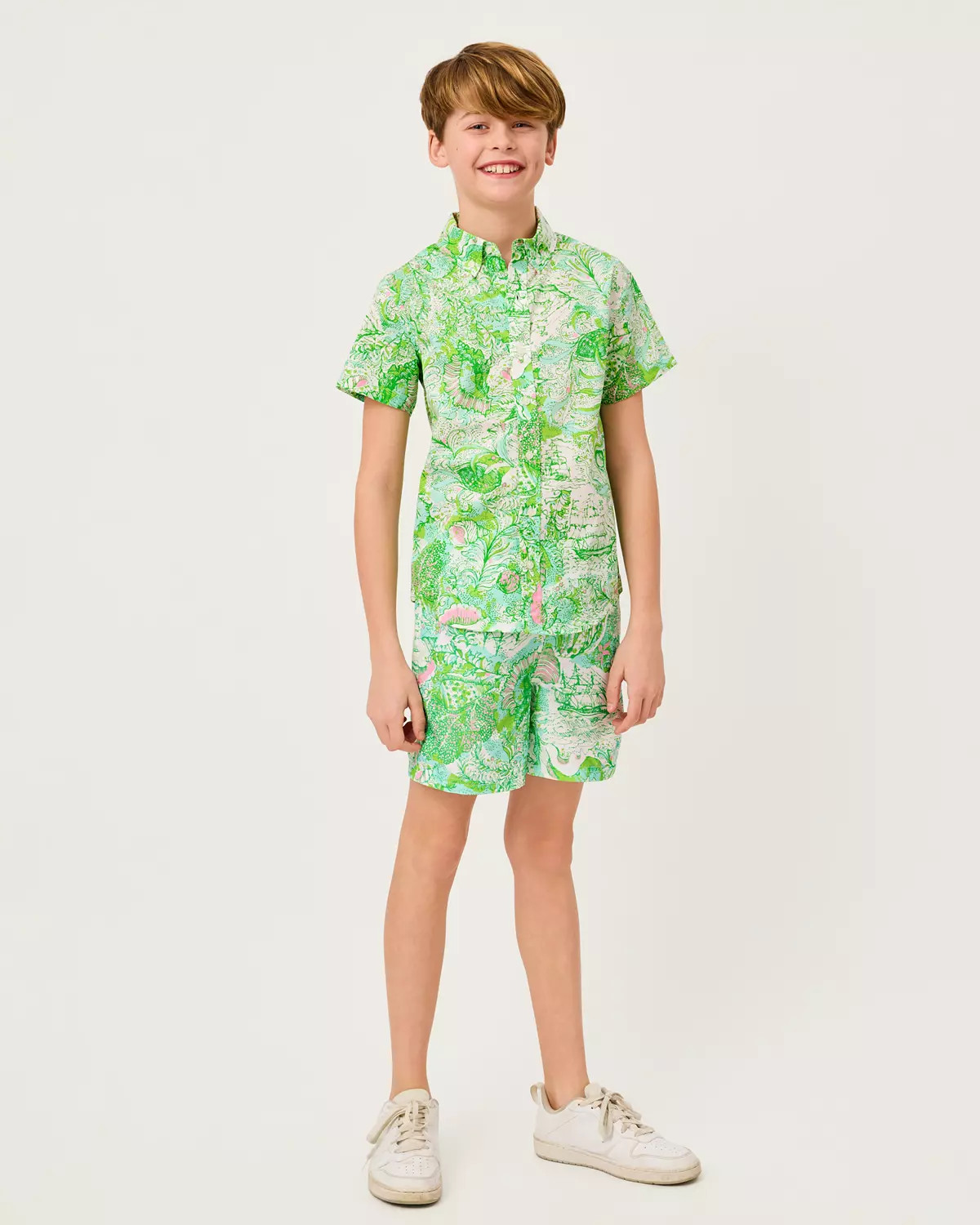Lilly | Janie and Jack Boys Lavin Button Down Shirt | Lilly Pulitzer