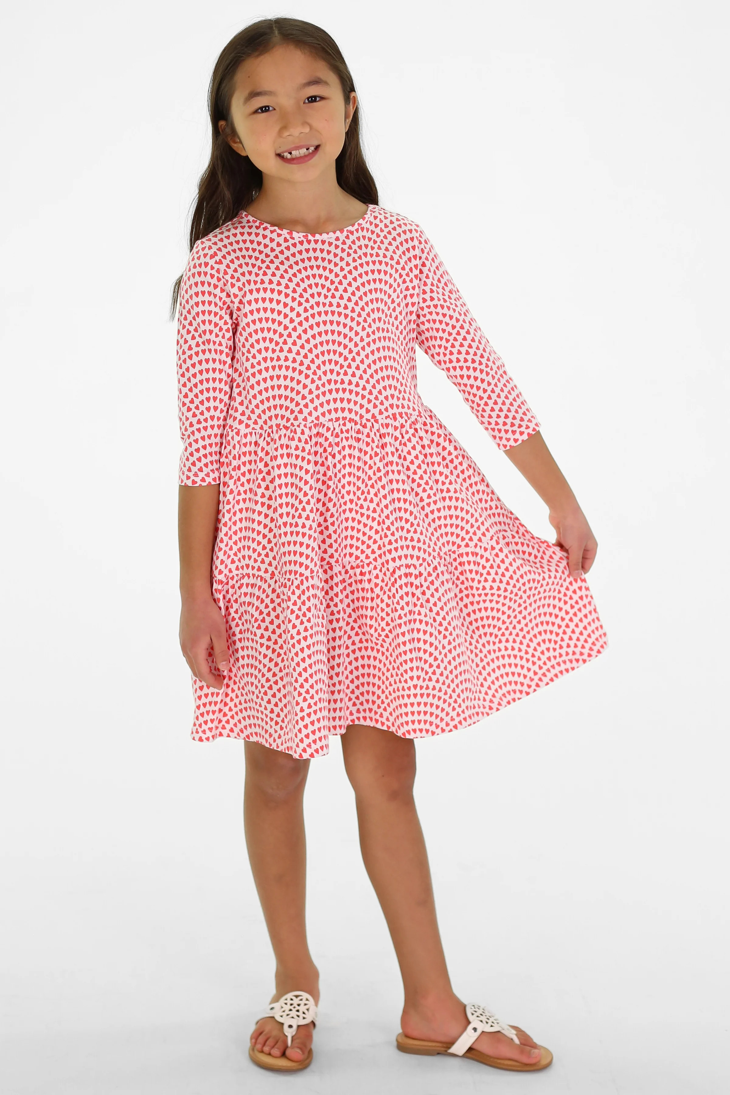 Girls Ashton Dress in Queen of Hearts | Duffield Lane