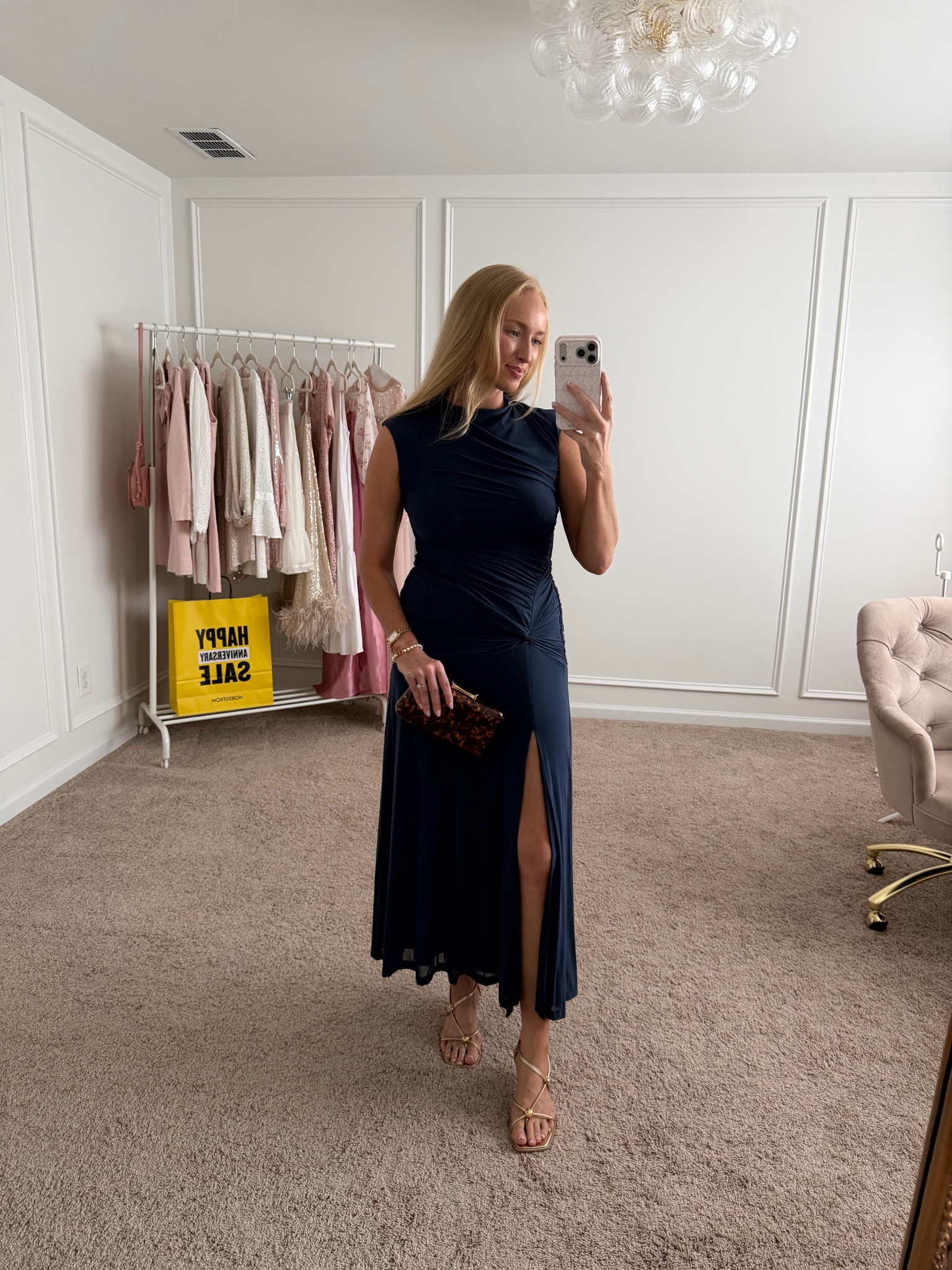 This is a stunning event dress under $100 in the Nordstrom anniversary sale. Wearing a small and it’s stretchy all over with flattering touching across the tummy. 

Fall wedding guest dress // wedding guest outfit

#LTKSaleAlert