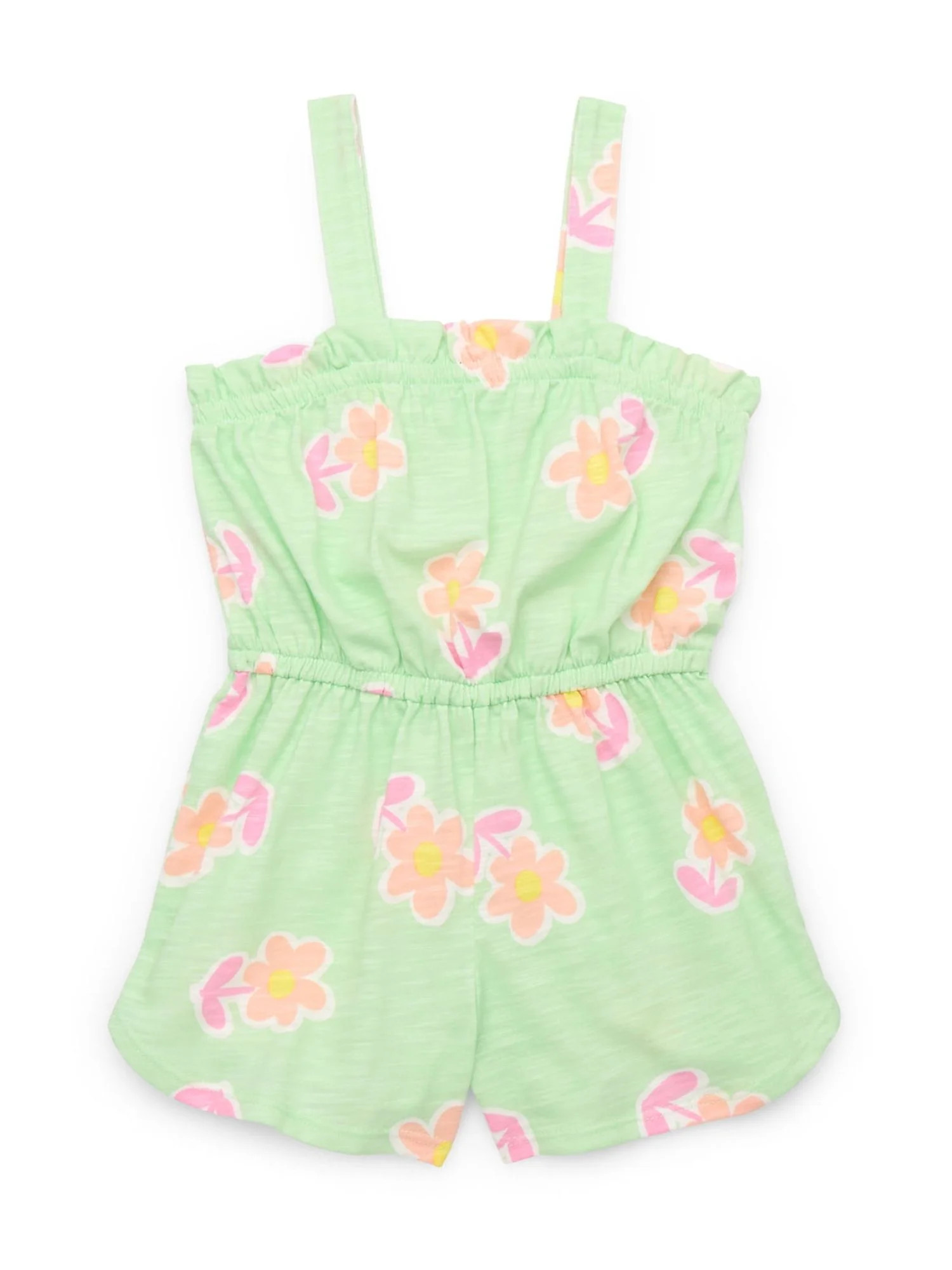 365 Kids from Garanimals Girls Mix and Match Elevated Romper, Sizes 4-10 | Walmart (US)