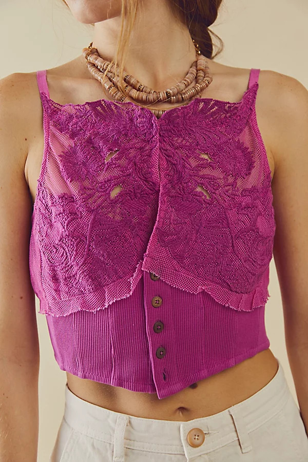 Have My Heart Tank by Free People, Raspberry Sherbet, M | Free People (Global - UK&FR Excluded)