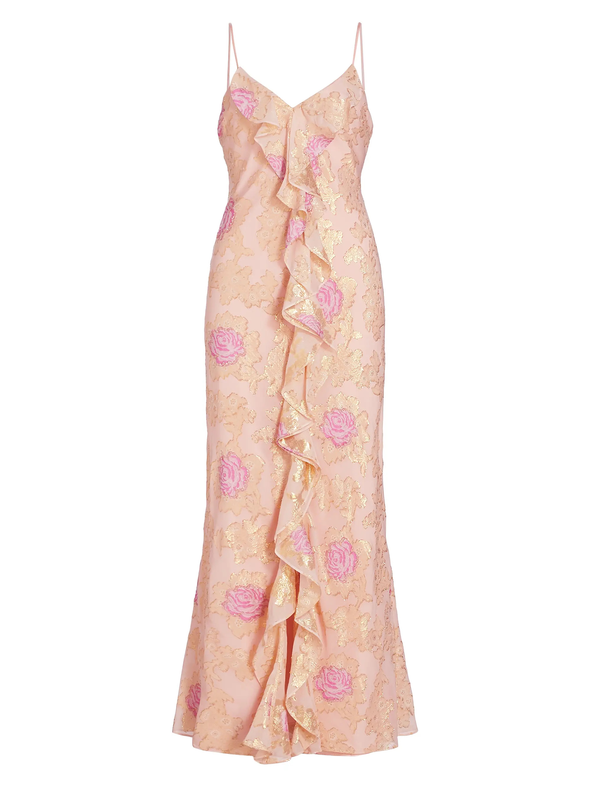 June Silk-Blend Floral Maxi Dress | Saks Fifth Avenue