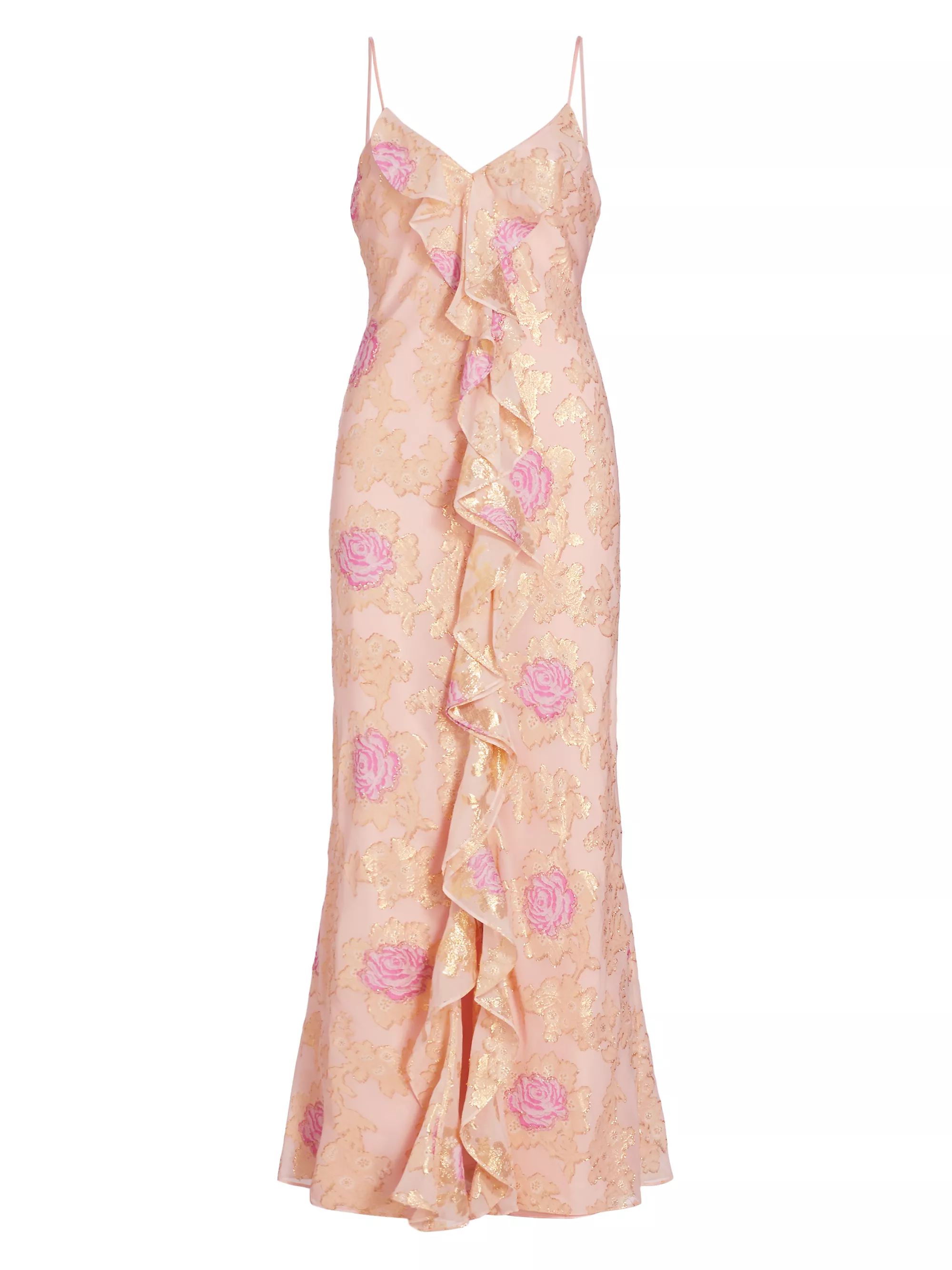 June Silk-Blend Floral Maxi Dress | Saks Fifth Avenue