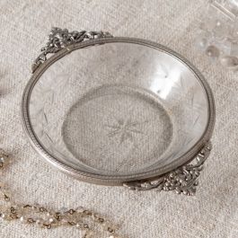 Country Grace Silver Handle Glass Catchall Tray | Rod's Western Palace/ Country Grace
