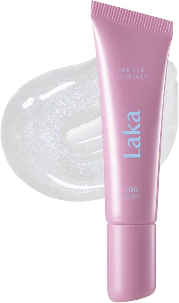 Laka Fruity Lip Glotioner, 10ml/0.33 fl.oz, Lip Gloss with High Shine Vivid Colors, Jelly tip for... | Amazon (US)