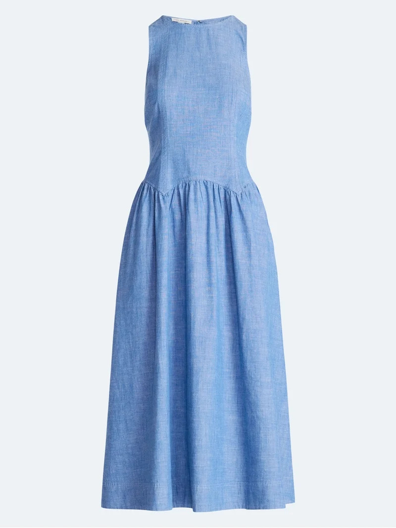 Free Assembly Women’s and Women's Plus Sleeveless Cotton Racer Back Maxi Dress, Sizes XS-4X | Walmart (US)