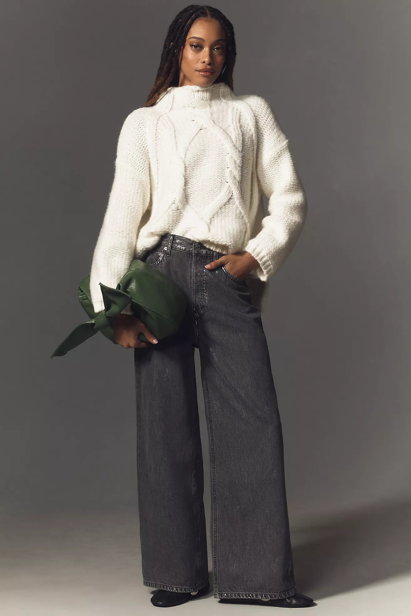 Ética Marley Ultra High-Rise Baggy Wide-Leg Jeans | Anthropologie (US)