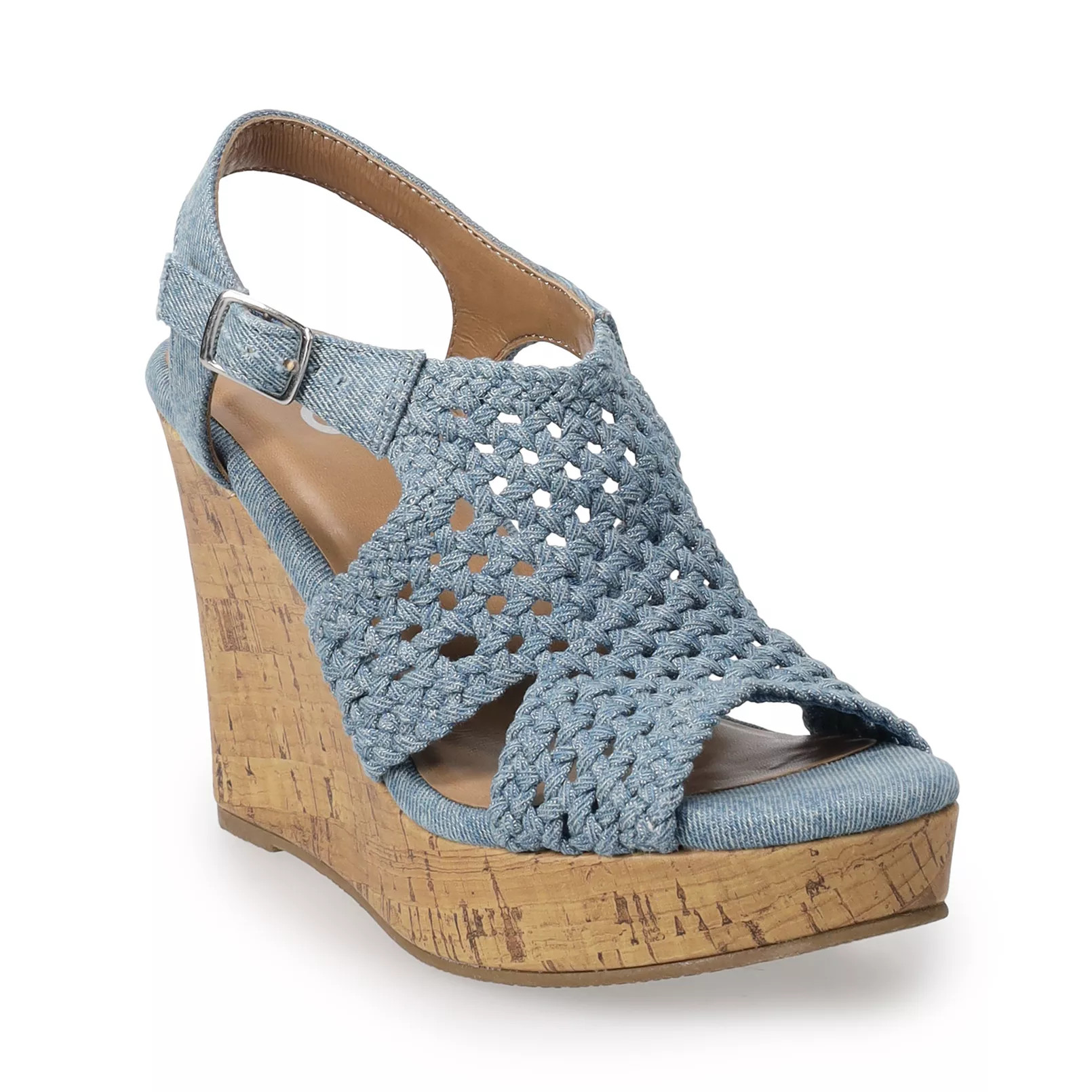 SO® Taffy Women's Wedge Sandals | Kohl's
